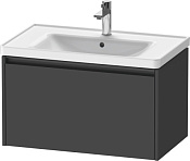 Duravit Ketho.2 Тумба под раковину с 1-им ящ. 78,4x45,5x44h см, цвет: графит мат. K25083049490000