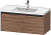 Duravit Ketho.2 Тумба под раковину с 1-им ящ. 98,4x45,5x44h см, цвет: орех натур. K25084079790000