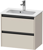 Duravit Ketho.2 Тумба под раковину 61x39x54,9h см, цвет: серо-коричневый супермат. K25255083830000