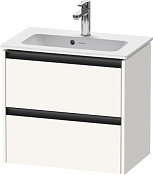 Duravit Ketho.2 Тумба под раковину с 2-мя ящ. 61x39x54,9h см, цвет: белый супермат. K25255084840000