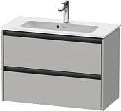 Duravit Ketho.2 Тумба под раковину 81x39x54,9h см, цвет: бетонно-серый мат. K25256007070000