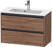 Duravit Ketho.2 Тумба под раковину с 2-мя ящ. 81x39x54,9h см, цвет: орех натур. K25256079790000