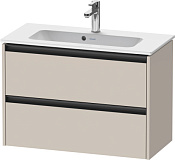 Duravit Ketho.2 Тумба под раковину 81x39x54,9h см, цвет: серо-коричневый мат. K25256091910000