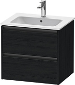 Duravit Ketho.2 Тумба под раковину с 2-мя ящ. 61x48x55h см, цвет: дуб черный K25262016160000