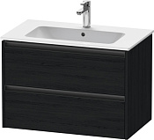 Duravit Ketho.2 Тумба под раковину с 2-мя ящ. 81x48x55h см, цвет: дуб черный K25263016160000