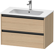 Duravit Ketho.2 Тумба под раковину с 2-мя ящ. 81x48x55h см, цвет: дуб натур. K25263030300000