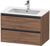 Duravit Ketho.2 Тумба под раковину с 2-мя ящ. 81x48x55h см, цвет: орех натур. K25263079790000