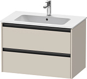 Duravit Ketho.2 Тумба под раковину 81x48x55h см, цвет: серо-коричневый супермат. K25263083830000