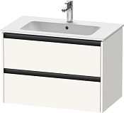 Duravit Ketho.2 Тумба под раковину с 2-мя ящ. 81x48x55h см, цвет: белый супермат. K25263084840000