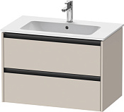 Duravit Ketho.2 Тумба под раковину 81x48x55h см, цвет: серо-коричневый мат. K25263091910000