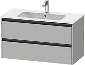 Duravit Ketho.2 Тумба под раковину 101x48x55h см, цвет: бетонно-серый мат. K25264007070000