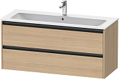 Duravit Ketho.2 Тумба под раковину с 2-мя ящ. 121x48x55h см, цвет: дуб натур. K25265030300000