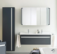 Duravit Ketho Шкаф подвесной 50х36х180h см, цвет: графит матовый KT1265L4949