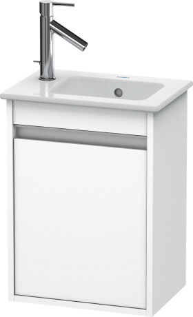 Duravit Ketho Тумба под раковину подвесная 40x28,5x55h см, цвет: Gres Pietra Grey Opaco KT6417R1818