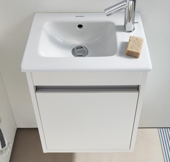 Duravit Ketho Тумба под раковину подвесная 40x28,5x55h см, цвет: Gres Pietra Grey Opaco KT6417R1818