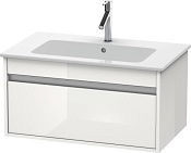 Duravit Ketho Тумба под раковину подвесная с 1-им ящ. 80x47,5x41h см, цвет: белый глянц. KT641902222