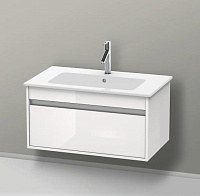 Duravit Ketho Тумба под раковину подвесная с 1-им ящ. 80x47,5x41h см, цвет: белый глянц. KT641902222