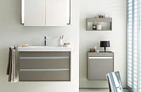 Duravit Ketho Тумба под раковину подвесная с 2-мя ящ. 100x47,5x41h см, цвет: орех темный KT643002121