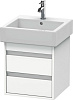 Duravit Ketho Тумба под раковину подвесная с 2-мя ящ. 45x44x48h см, цвет: белый глянц. KT663502222