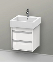 Duravit Ketho Тумба под раковину подвесная с 2-мя ящ. 45x44x48h см, цвет: белый глянц. KT663502222