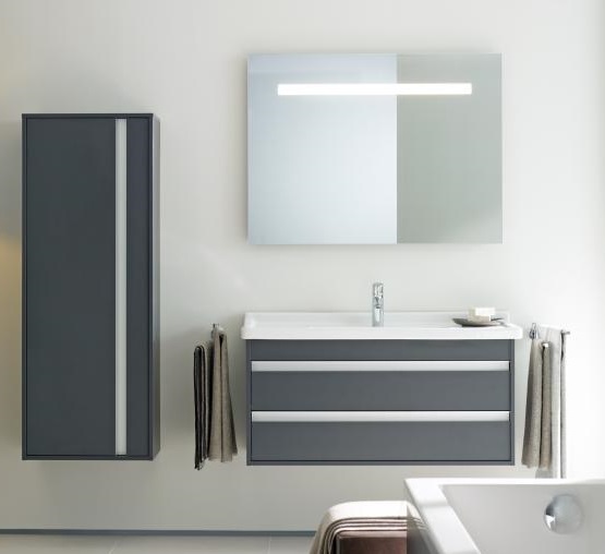 Duravit Ketho Тумба под раковину подвесная с 2-мя ящ. 100x45,5x48h см, цвет: графит мат. KT664504949