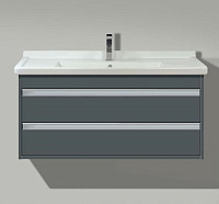 Duravit Ketho Тумба под раковину подвесная с 2-мя ящ. 100x45,5x48h см, цвет: графит мат. KT664504949