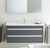 Duravit Ketho Тумба под раковину подвесная с 2-мя ящ. 100x45,5x48h см, цвет: графит мат. KT664504949
