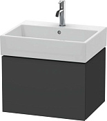 Duravit L-Cube Тумба под раковину с 1-им ящ. 58,4x45,9x39,4h см, цвет: графит мат. LC617504949