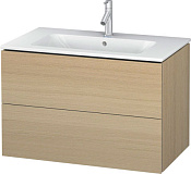 Duravit L-Cube Тумба под раковину с 2-мя ящ. 82x48,1x55h см, цвет: дуб средиземноморский LC624107171