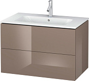 Duravit L-Cube Тумба под раковину подвесная с 2-мя ящ. 82x48,1x55h см, цвет: капучино LC624108686