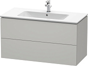 Duravit L-Cube Тумба под раковину с 2-мя ящ. 102x48,1x55h см, цвет: бетонно-серый мат. LC624200707