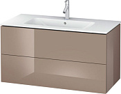 Duravit L-Cube Тумба под раковину подвесная с 2-мя ящ. 102x48,1x55h см, цвет: капучино LC624208686