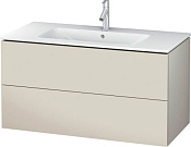 Duravit L-Cube Тумба под раковину с 2-мя ящ. 102x48,1x55h см, цвет: серо-коричневый LC624209191