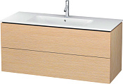 Duravit L-Cube Тумба под раковину 122x48,1x55h см, цвет: дуб средиземноморский LC624307171