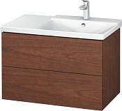 Duravit L-Cube Тумба под раковину с 2-мя ящ. 82x48,1x55,5h см, цвет: орех американский LC624901313