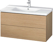 Duravit L-Cube Тумба под раковину с 2-мя ящ. 102x48,1x55,5h см, цвет: дуб европейский LC625005252