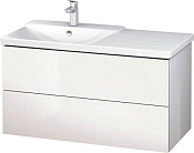 Duravit L-Cube Тумба под раковину с 2-мя ящ. 102x48,1x55,5h см, цвет: белый глянц. LC625102222