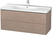 Duravit L-Cube Тумба под раковину с 2-мя ящ. 122x48,1x55,5h см, цвет: дуб кашемировый LC625301111