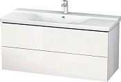 Duravit L-Cube Тумба под раковину с 2-мя ящ. 122x48,1x55,5h см, цвет: белый глянц. LC625302222