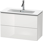 Duravit L-Cube Тумба под раковину подвесн. с 2-мя ящ. 82x39,1x55h см, цвет: белый глянц. LC625702222