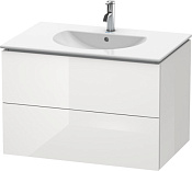 Duravit L-Cube Тумба под раковину подвесн. с 2-мя ящ. 82x53,4x55h см, цвет: белый глянц. LC626208585