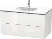 Duravit L-Cube Тумба под раковину с 2-мя ящ. 102x53,4x55h см, цвет: белый глянц. LC626308585