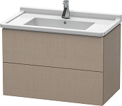 Duravit L-Cube Тумба под раковину подвесная с 2-мя ящиками 82x46,9x55,8h см, цвет: лен LC626507575