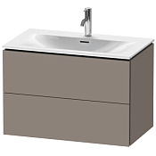 Duravit L-Cube Тумба под раковину подвесн. с 2-мя ящ. 82x48,1x55h см, цвет: базальт мат. LC630704343