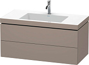 Duravit L-Cube Тумба с раковиной подвесная и 2-мя ящ. 100x48x50h см, цвет: базальт мат. LC6928O4343