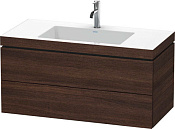 Duravit L-Cube Тумба с раковиной подвесная и 2-мя ящ. 100x48x50h см, цвет: каштан темный LC6928O5353