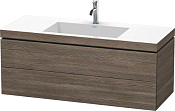 Duravit L-Cube Тумба с раковиной и 2-мя ящ. 120x48x50h см, цвет: сосна коричневая LC6929N5151