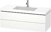 Duravit L-Cube Тумба с раковиной и 2-мя ящ. 120x48x50h см, цвет: Gres Pietra Grey Opaco LC6929O1818