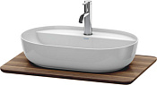 Duravit Luv Столешница для раковины накладная 68,8x47,5x2,5h см, цвет: американский орех LU946007777