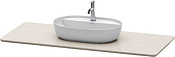 Duravit Luv Столешница для раковины 138,8x59,5x2h см, цвет: кварц. камень пес. структ. LU946602525